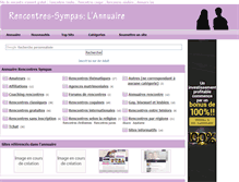 Tablet Screenshot of annuaire.rencontres-sympas.fr
